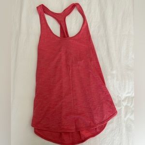 Coral Lululemon Racerback Tank - Size 4